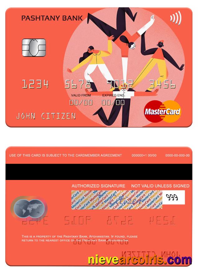 Afghanistan Pashtany Bank mastercard